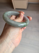 Load image into Gallery viewer, 60mm Certified Type A 100% Natural white/light purple/brown/yellow/gray (FU LU SHOU) Jadeite Jade bangle BF107-8641

