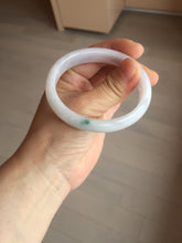 Load image into Gallery viewer, 52mm certified type A100% Natural green purple oval Jadeite Jade bangle BM34-0270
