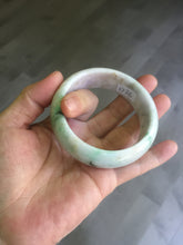 Load image into Gallery viewer, 54mm Certified type A 100% Natural sunny green/purple/yellow(Fu LU SHOU) Jadeite bangle BN61-1736
