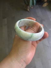 Load image into Gallery viewer, 54mm Certified type A 100% Natural sunny green/purple/yellow(Fu LU SHOU) Jadeite bangle BN61-1736
