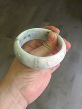 Load image into Gallery viewer, 54mm Certified type A 100% Natural sunny green/purple/yellow(Fu LU SHOU) Jadeite bangle BN61-1736
