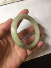 Load image into Gallery viewer, 56.1mm Certified 100% Natural Yellow White Nephrite Bangle HN226
