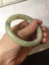 Load image into Gallery viewer, 56.1mm Certified 100% Natural Yellow White Nephrite Bangle HN226
