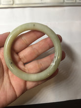 Load image into Gallery viewer, 56.1mm Certified 100% Natural Yellow White Nephrite Bangle HN226
