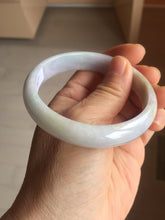 Load image into Gallery viewer, 57.7mm Certified Type A 100% Natural light purple white gray Jadeite bangle BH99-2161
