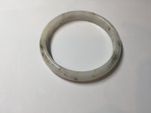 Load image into Gallery viewer, 60mm certified Type A 100% Natural light green white brown Fragrance of Osmanthus in August(八月桂花)Jadeite Jade bangle PA72-6314
