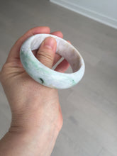 Load image into Gallery viewer, 54mm Certified type A 100% Natural sunny green/purple/yellow(Fu LU SHOU) Jadeite bangle BN61-1736

