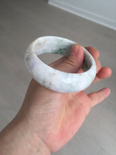 Load image into Gallery viewer, 54mm Certified type A 100% Natural sunny green/purple/yellow(Fu LU SHOU) Jadeite bangle BN61-1736
