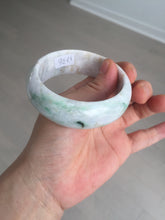 Load image into Gallery viewer, 54mm Certified type A 100% Natural sunny green/purple/yellow(Fu LU SHOU) Jadeite bangle BN61-1736
