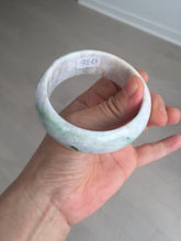 Load image into Gallery viewer, 54mm Certified type A 100% Natural sunny green/purple/yellow(Fu LU SHOU) Jadeite bangle BN61-1736
