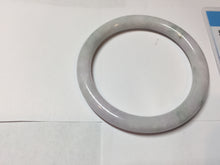 Load image into Gallery viewer, 59.2mm Certified Type A 100% Natural light green white purple round cut jadeite Jade bangle PB258-3208
