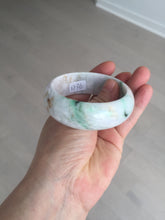 Load image into Gallery viewer, 54mm Certified type A 100% Natural sunny green/purple/yellow(Fu LU SHOU) Jadeite bangle BN61-1736
