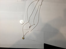 Load image into Gallery viewer, Double Layer Necklace with 100% natural Type A white yellow Jadeite pendant necklace PH50
