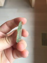Load image into Gallery viewer, Type A 100% Natural Icy Watery Light Green gray (淡油冰)Jadeite Jade Greatest of All Time Goat Pendant PC230
