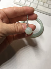 Load image into Gallery viewer, 53.5mm certified 100% natural Type A light green round cut jadeite jade bangle BP161-2771
