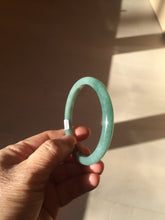Load image into Gallery viewer, 53.5mm Certified Type A 100% Natural dark green/blue/yellow Guatemala slim Jadeite bangle PF13-5872
