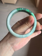 Load image into Gallery viewer, Shopify only. 56.5mm certified 100% natural type A dark green sunny green jadeite jade bangle BH82-8224
