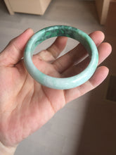 Load image into Gallery viewer, Shopify only. 56.5mm certified 100% natural type A dark green sunny green jadeite jade bangle BH82-8224
