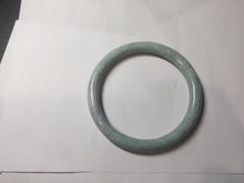 Load image into Gallery viewer, 64mm Certified Type A 100% Natural light green white round cut Jadeite Jade bangle BH93-(1935)
