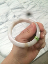 Load image into Gallery viewer, 56.5mm certified 100% natural Type A green purple brown jadeite jade bangle G77-5703
