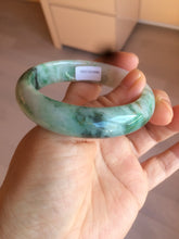 Load image into Gallery viewer, 51.5mm certified 100% natural Type A sunny green/purple/yellow(FU LU SHOU)  jadeite jade bangle BK45-5080
