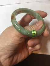 Load image into Gallery viewer, 48.9mm CertificatedType A 100% Natural green/yellow jadeite jade bangle F113-7245
