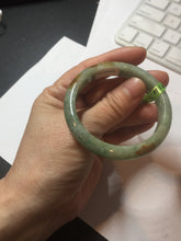 Load image into Gallery viewer, 48.9mm CertificatedType A 100% Natural green/yellow jadeite jade bangle F113-7245
