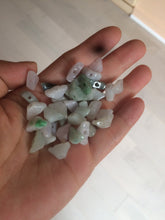 Load image into Gallery viewer, 12 Pieces of Type A 100% Natural icy watery green/white/purple Jadeite Jade Ingots AX55

