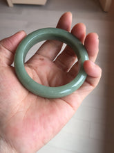 Load image into Gallery viewer, 52mm certified natural 100% natural Type A summer leave green jadeite jade bangle AA86-4910
