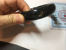Load image into Gallery viewer, 60mm 100% Natural dark green/black meteorite Stellar Night sky broad style nephrite Jade bangle HF108-0063

