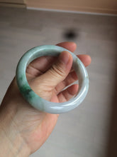 Load image into Gallery viewer, 56.4mm certificated Type A 100% Natural sunny green Jadeite Jade bangle Z128-2357
