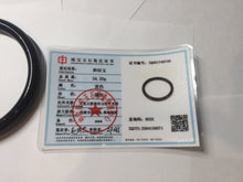 Load image into Gallery viewer, 65mm 100% Natural dark green/black meteorite Stellar Night sky slim round cut nephrite bangle HN75-0749
