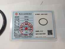 Load image into Gallery viewer, 61mm 100% Natural dark green/black meteorite Stellar Night sky skinny round cut nephrite bangle HN76-8699
