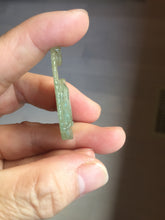 Load image into Gallery viewer, Type A 100% Natural Light Green-Gray (淡油冰) Jadeite Jade Pig Pendant – Abundance, Prosperity, Happiness &amp; Good Fortune PC241
