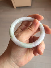 Load image into Gallery viewer, 55.3mm certified 100% natural Type A light green purple brown round cut jadeite jade bangle BS111-2543
