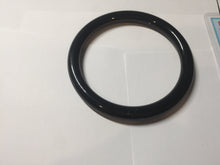 Load image into Gallery viewer, 60.5mm 100% Natural dark green/black meteorite Stellar Night sky round cut nephrite bangle HN78-1252
