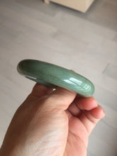 Load image into Gallery viewer, 52mm certified natural 100% natural Type A summer leave green jadeite jade bangle AA86-4910
