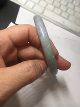 Load image into Gallery viewer, 58.8mm Certified Type A 100% Natural light green purple gray round cut Jadeite Jade bangle BH96-(1940)
