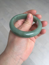 Load image into Gallery viewer, 52mm certified natural 100% natural Type A summer leave green jadeite jade bangle AA86-4910
