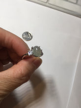 Load image into Gallery viewer, 100% natural type A icy watery light green four-prong jadeite jade ring PA79
