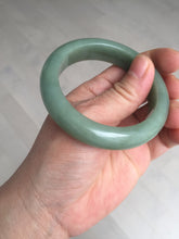 Load image into Gallery viewer, 52mm certified natural 100% natural Type A summer leave green jadeite jade bangle AA86-4910
