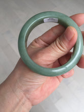 Load image into Gallery viewer, 52mm certified natural 100% natural Type A summer leave green jadeite jade bangle AA86-4910

