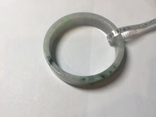 Load image into Gallery viewer, 51.8mm Certified type A 100% Natural green/purple Jadeite Jade square bangle F111-7277
