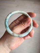 Load image into Gallery viewer, 56.8mm Certified Type A 100% Natural light green/yellow/red strawberry jelly Jadeite Jade bangle AA87-3950
