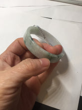 Load image into Gallery viewer, 51.8mm Certified type A 100% Natural green/purple Jadeite Jade square bangle F111-7277
