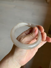 Load image into Gallery viewer, 56mm 100% natural light Pink/black/purple Quartzite (Shetaicui jade) 3D carved Bow knot bangle SY8
