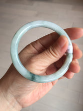 Load image into Gallery viewer, 56.8mm Certified Type A 100% Natural light green/yellow/red strawberry jelly Jadeite Jade bangle AA87-3950
