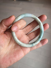 Load image into Gallery viewer, 56.8mm Certified Type A 100% Natural light green/yellow/red strawberry jelly Jadeite Jade bangle AA87-3950
