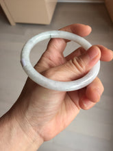 Load image into Gallery viewer, 60mm Certified Type A 100% Natural light green white round cut jadeite Jade bangle PB261-(3216)
