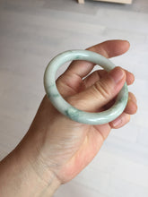 Load image into Gallery viewer, 51.5mm Certified Type A 100% Natural light green with floating green flowers round cut Jadeite jade bangle PB173-4721
